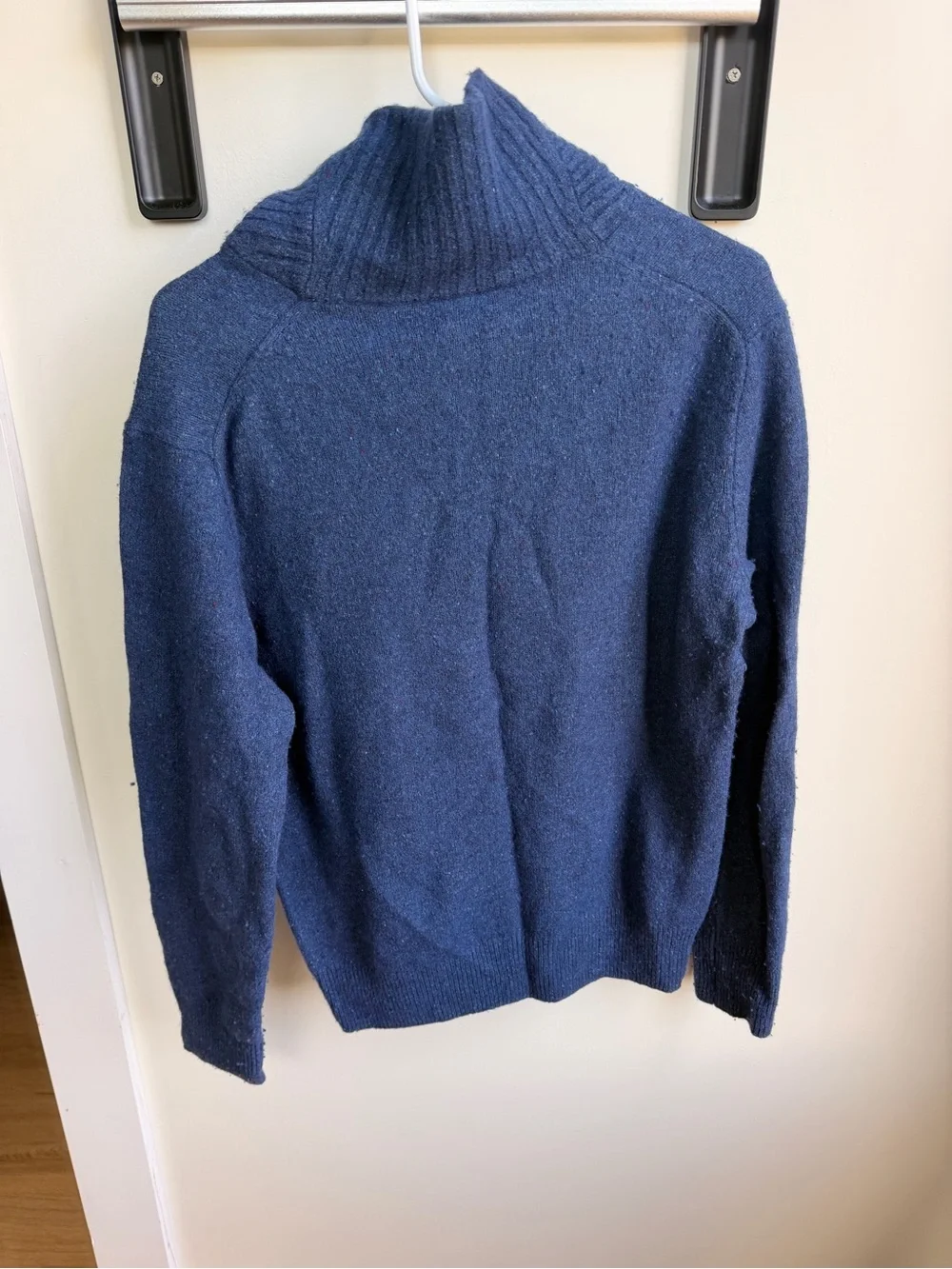 J. Crew Men's Navy Turtleneck Button Pullover
